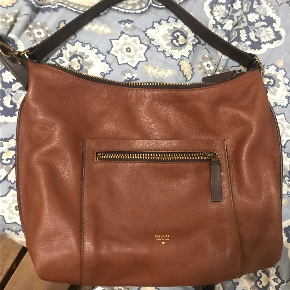 Leather Fossil purse